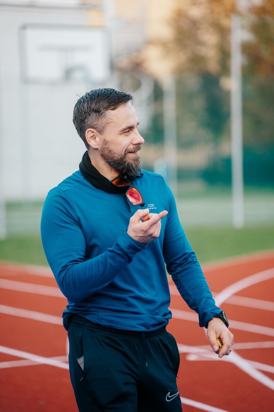 Pavol Vagaský na atletickej dráhe